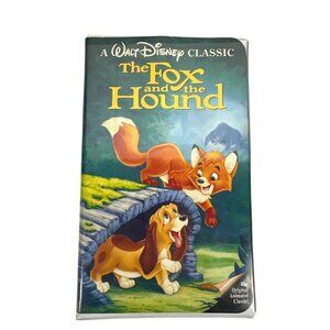 The Fox And The Hound VHS 1994 Walt Disney Classic Animated Movie Family-Friendl